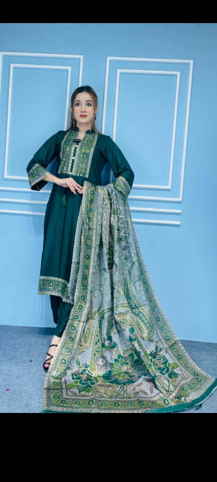 প্রিমিয়াম সুতি থ্রি পিস