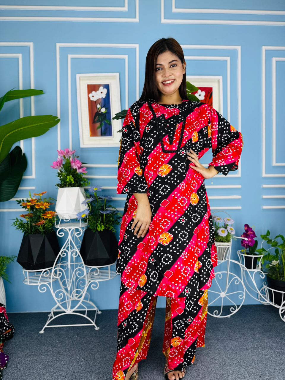 লিলেন কটন টু পিস