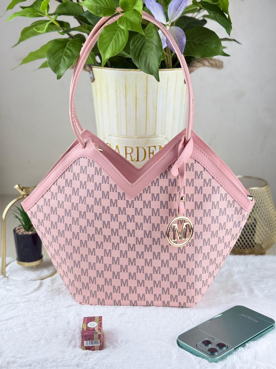 M-Letter Signature Tote Bag